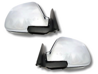 Manual Door Mirrors for 80 Series Toyota Landcruiser - Chrome - Pair (1990 - 1998)-Spoilers and Bodykits Australia