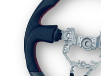 Matt Carbon Fibre & Leather Steering Wheel with Red Centre Line & Stitching for Toyota 86 / Subaru BRZ (2012 - 2016) - Spoilers and Bodykits Australia