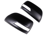 Mirror Covers for 150 Series Toyota Prado - Matt Black - Pair (2010 - 2019)-Spoilers and Bodykits Australia