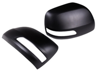 Mirror Covers for 150 Series Toyota Prado - Matt Black - Pair (2010 - 2019)-Spoilers and Bodykits Australia