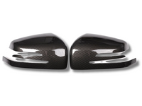 Mirror Covers for Mercedes Benz ML / GL / GLE / GLS / G Class - Carbon Fibre Look - Pair (2013 - 2019)-Spoilers and Bodykits Australia