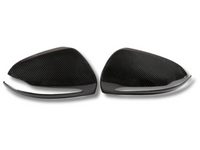 Mirror Covers for Mercedes Benz W205 / AMG / A / B / C / E / S / GLA Class - Carbon Fibre Look - Pair (2016 - 2020)-Spoilers and Bodykits Australia