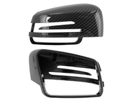 Mirror Covers for Mercedes Benz X204 / W212 - Carbon Fibre Look - Pair-Spoilers and Bodykits Australia