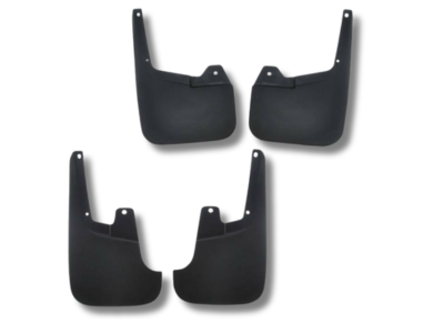 Mud Flaps for Isuzu D-MAX RT50 / RT85 & Holden Colorado RG Dual Cab x 4 - Spoilers and Bodykits Australia
