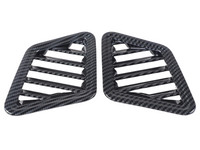 Outer Dashboard Air Outlet Trims for MV Mitsubishi Triton - Carbon Fibre Look - Pair (2024 Onwards)-Spoilers and Bodykits Australia