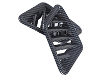 Outer Dashboard Air Outlet Trims for MV Mitsubishi Triton - Carbon Fibre Look - Pair (2024 Onwards)-Spoilers and Bodykits Australia