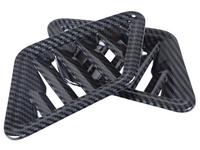 Outer Dashboard Air Outlet Trims for MV Mitsubishi Triton - Carbon Fibre Look - Pair (2024 Onwards)-Spoilers and Bodykits Australia