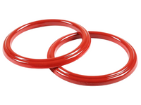 Outer Dashboard Air Vent Ring Trims for Toyota 86 / Subaru BRZ - Red - Pair (2012 - 2020)-Spoilers and Bodykits Australia