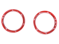 Outer Dashboard Air Vent Ring Trims for Toyota 86 / Subaru BRZ - Red - Pair (2012 - 2020)-Spoilers and Bodykits Australia
