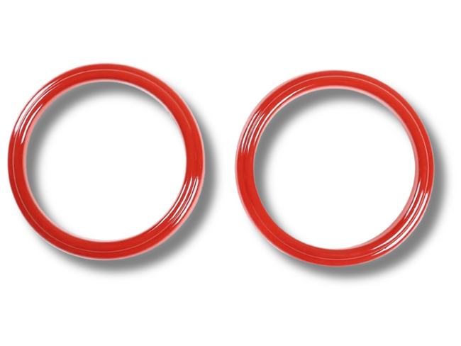 Outer Dashboard Air Vent Ring Trims for Toyota 86 / Subaru BRZ - Red - Pair (2012 - 2020)-Spoilers and Bodykits Australia