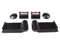 Outer Dashboard Air Vent Trims for Toyota FJ Cruiser - Matt Black - Pair (2007 - 2021)-Spoilers and Bodykits Australia