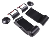 Outer Dashboard Air Vent Trims for Toyota FJ Cruiser - Matt Black - Pair (2007 - 2021)-Spoilers and Bodykits Australia