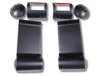 Outer Dashboard Air Vent Trims for Toyota FJ Cruiser - Matt Black - Pair (2007 - 2021)-Spoilers and Bodykits Australia