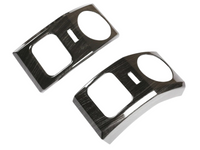 Outer Dashboard Side Air Vent Trims for Land Rover Discovery 3 - Black Wood Finish - Pair (2004 - 2009)-Spoilers and Bodykits Australia