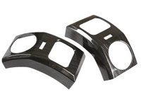 Outer Dashboard Side Air Vent Trims for Land Rover Discovery 3 - Black Wood Finish - Pair (2004 - 2009)-Spoilers and Bodykits Australia