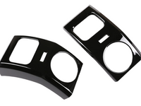 Outer Dashboard Side Air Vent Trims for Land Rover Discovery 3 - Gloss Black - Pair (2004 - 2009)-Spoilers and Bodykits Australia