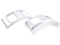 Outer Dashboard Side Air Vent Trims for Land Rover Discovery 3 LR3 - Silver - Pair (2004 - 2009)-Spoilers and Bodykits Australia