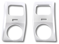 Outer Dashboard Side Air Vent Trims for Land Rover Discovery 3 LR3 - Silver - Pair (2004 - 2009)-Spoilers and Bodykits Australia