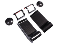 Outer Dashboard Side Air Vent Trims for Toyota FJ Cruiser - Carbon Fibre Look - Pair (2007 - 2021)-Spoilers and Bodykits Australia