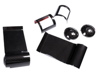 Outer Dashboard Side Air Vent Trims for Toyota FJ Cruiser - Carbon Fibre Look - Pair (2007 - 2021)-Spoilers and Bodykits Australia