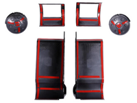 Outer Dashboard Side Air Vent Trims for Toyota FJ Cruiser - Carbon Fibre Look - Pair (2007 - 2021)-Spoilers and Bodykits Australia