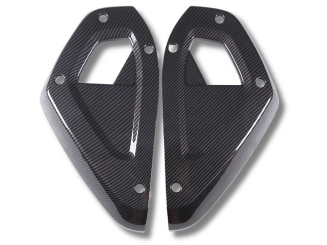 Outer Dashboard Side Cover Trims for Land Rover Defender 90 / 110 - Carbon Fibre Look - Pair (2020 - 2023)-Spoilers and Bodykits Australia