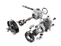 Power Steering Pump with Pulley for MN Mitsubishi Triton 2.5L 2WD (2003 - 2006) - Spoilers and Bodykits Australia