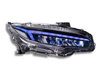 RGB LED Projector Head Lights with Sequential Indicators for Honda Civic FK  FC1 (2016 – 2021) - Spoilers And Bodykits Australia