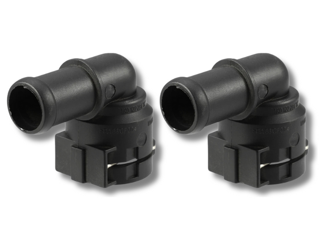 Radiator Coolant Hose Flanges x2 for Volkswagen Caddy 2C / 2K / SA (2010 - 2015)-Spoilers and Bodykits Australia