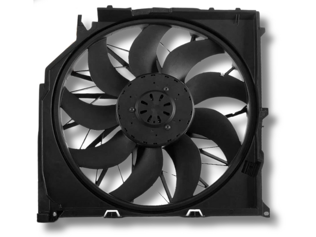 Radiator Cooling Fan Assembly for BMW E83 X3 - 490mm - 600W (2004 - 2011)-Spoilers and Bodykits Australia