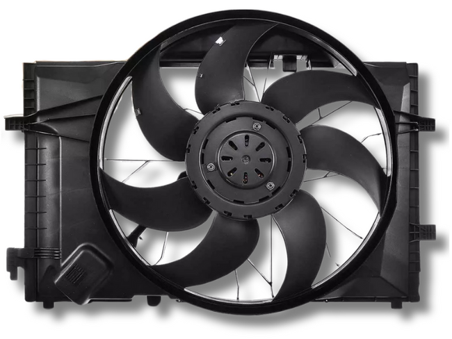 Radiator Cooling Fan for Mercedes Benz W203 / S203 / CL203 / A209 / C209 - 600W-Spoilers and Bodykits Australia