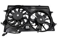 Radiator Dual Thermo Cooling Fan with 2 Plugs for Ford Focus LR (2002 - 2005)-Spoilers and Bodykits Australia