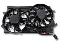 Radiator Dual Thermo Cooling Fan with 2 Plugs for Ford Focus LR (2002 - 2005)-Spoilers and Bodykits Australia