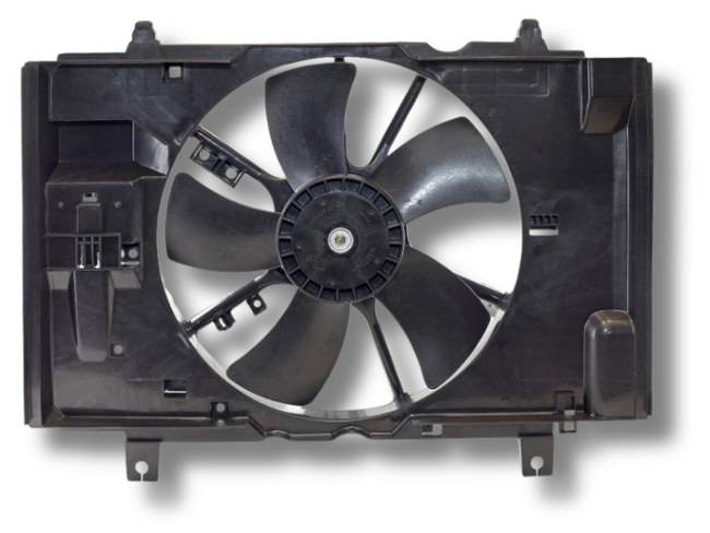 Radiator Fan Assembly with Motor for Nissan Tiida C11 (2004 - 2011)-Spoilers and Bodykits Australia