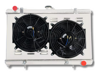 Radiator, Shroud, Fans & Relay for Nissan 180SX / S13 2.0L SR20DET Manual - 3-Rows (1989 - 1994) - Spoilers and Bodykits Australia
