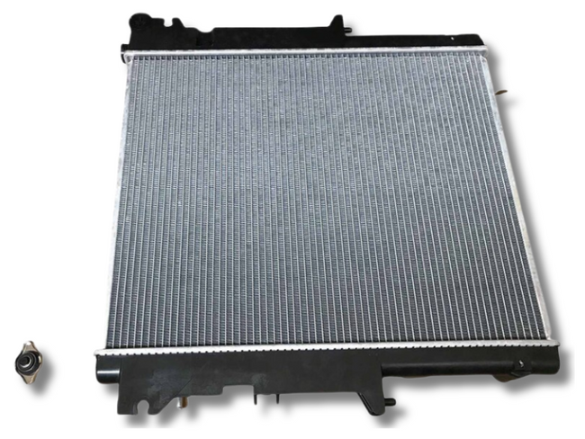 Radiator with Cap Straight Outlet for ML / MN Mitsubishi Triton / Express L400 WA Automatic / Manual - 26mm-Spoilers and Bodykits Australia