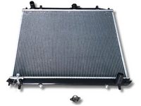 Radiator with Cap for Mitsubishi Pajero NM / NP / NS / NT 2.8L / 3.2L Diesel Automatic / Manual - 22mm (05/2000 Onwards)-Spoilers and Bodykits Australia