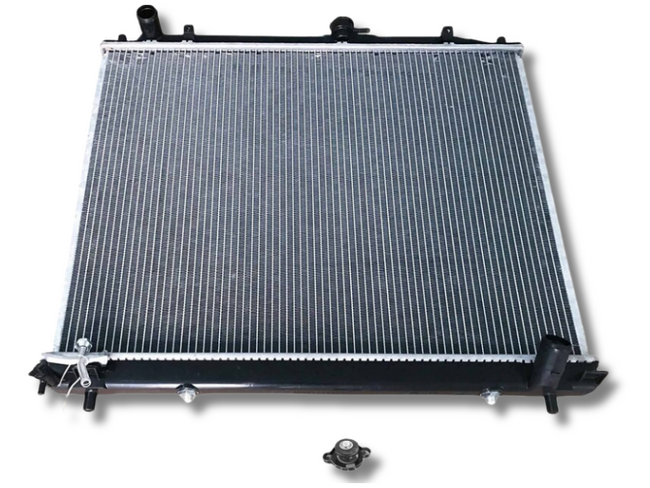 Radiator with Cap for Mitsubishi Pajero NM / NP / NS / NT 2.8L / 3.2L Diesel Automatic / Manual - 22mm (05/2000 Onwards)-Spoilers and Bodykits Australia