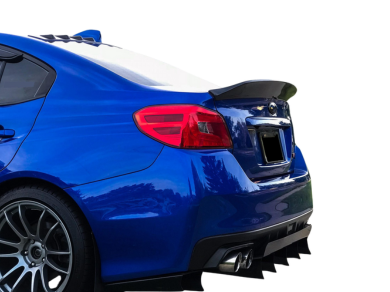 Rear Boot Spoiler for Subaru WRX STI Sedan - Ducktail Style - Dark Grey (2015 - 2021) - Spoilers and Bodykits Australia