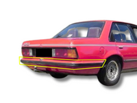 Rear Bumper Bar for VH Holden Commodore Sedan - SL/E Style (Fibreglass)-Spoilers and Bodykits Australia