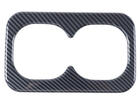 Rear Centre Console Cup Holder Cover Trim for MV Mitsubishi Triton - Carbon Fibre Look (2024 Onwards)-Spoilers and Bodykits Australia
