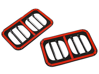 Rear Indicator Light Surrounds for Land Rover Defender 90 / 110 - Steel - Pair (2020 - 2022)-Spoilers and Bodykits Australia