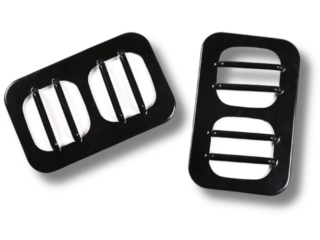 Rear Indicator Light Surrounds for Land Rover Defender 90 / 110 - Steel - Pair (2020 - 2022)-Spoilers and Bodykits Australia