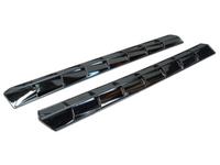 Rear Pillar Vents for Mazda RX3 / 808 10A / 12A Coupe - Chrome - Pair-Spoilers and Bodykits Australia