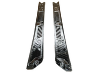 Rear Pillar Vents for Mazda RX3 / 808 10A / 12A Sedan - Chrome - Pair-Spoilers and Bodykits Australia