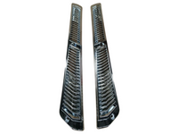 Rear Pillar Vents for Mazda RX3 / 808 10A / 12A Sedan - Chrome - Pair-Spoilers and Bodykits Australia