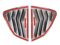 Rear Side Window Louvres for Mazda MX5 ND - Carbon Fibre Look - Pair (2016 - 2023)-Spoilers and Bodykits Australia