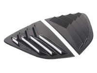 Rear Side Window Louvres for Mazda MX5 ND - Carbon Fibre Look - Pair (2016 - 2023)-Spoilers and Bodykits Australia
