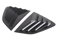 Rear Side Window Louvres for Mazda MX5 ND - Carbon Fibre Look - Pair (2016 - 2023)-Spoilers and Bodykits Australia