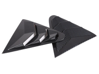 Rear Side Window Louvres for Subaru Crosstrek - Carbon Fibre Look - Pair (2023 - 2024)-Spoilers and Bodykits Australia